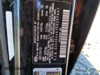 2014 Kia Optima SXL Turbo with VIN 5XXGR4A63EG297897, listed as a Copart auction lot 50412225 with 231,824 mi miles and Salvage Title. Bid and sale history available at DreamBid. Image 12.