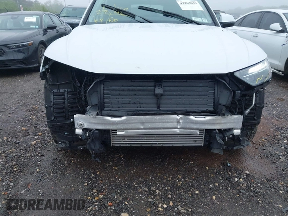 2023 Audi Q5 S line Premium Plus with VIN WA1EAAFY9P2089095, listed as a IAAI auction lot 42263035 with 10,279 mi miles and . Bid and sale history available at DreamBid. Image 19.