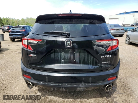 2021 Acura RDX w/A-Spec Package z VIN 5J8TC2H62ML804847, wystawiony jako Copart lot #58600255 z przebiegiem 84 379 mil mil oraz Szkoda całkowita • Salvage title. Historia ofert i sprzedaży dostępna na DreamBid. Obrazek 6.