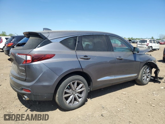 2021 Acura RDX Technology with VIN 5J8TC2H53ML009622, listed as a Copart auction lot 56486665 with 31,796 mi miles and Salvage title. Bid and sale history available at DreamBid. Image 3.