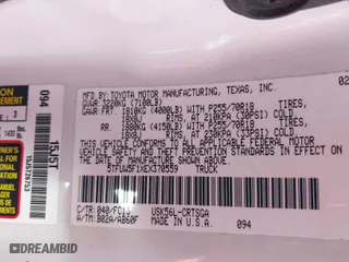 2014 Toyota Tundra 4WD Truck SR with VIN 5TFUW5F1XEX370559, listed as a IAAI auction lot 41587074 with 176,057 mi miles. Bid and sale history available at carsss.com. Image 9.