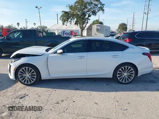 2024 Cadillac CT5 Premium Luxury with VIN 1G6DN5RK4R0130576, listed as a IAAI auction lot 41475020 with 2,201 mi miles and . Bid and sale history available at DreamBid. Image 14.