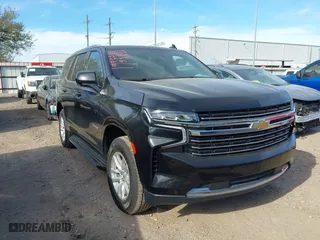2023 Chevrolet Tahoe LT with VIN 1GNSCNKD9PR191296, listed as a IAAI auction lot 41814835 with 64,777 mi miles. Bid and sale history available at carsss.com. Image 1.