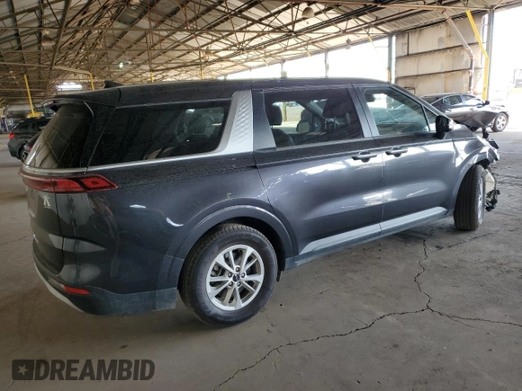 2022 Kia Carnival LXS with VIN KNDNB4H38N6171203, listed as a Copart auction lot 73063604 with 58,371 mi miles and Salvage Title. Bid and sale history available at carsss.com. Image 3.