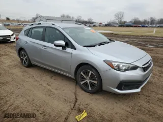2020 Subaru Impreza Premium with VIN 4S3GTAV64L3735527, listed as a Copart auction lot 45195835 with 0 mi miles and Salvage Title. Bid and sale history available at carsss.com. Image 4.