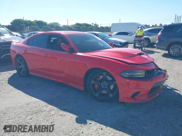 2019 Dodge Charger SRT Hellcat with VIN 2C3CDXL90KH635808, listed as a IAAI auction lot 41679587 with 43,940 mi miles and . Bid and sale history available at DreamBid. Image 1.