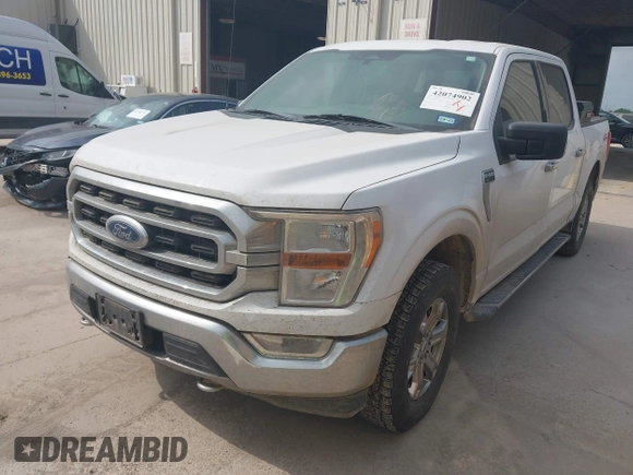 2021 Ford F-150 XL with VIN 1FTEW1EP1MKD07980, listed as a IAAI auction lot 42074902 with 170,631 mi miles. Bid and sale history available at carsss.com. Image 17.