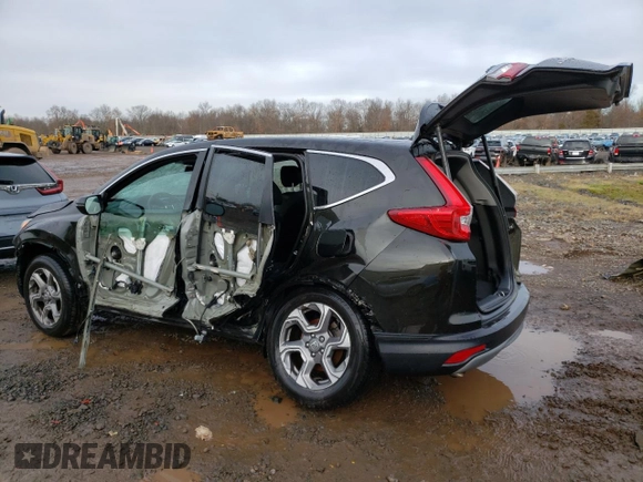 2018 Honda CR-V EX-L with VIN 2HKRW2H82JH698191, listed as a Copart auction lot 70147052 with 34,352 mi miles. Bid and sale history available at carsss.com. Image 2.