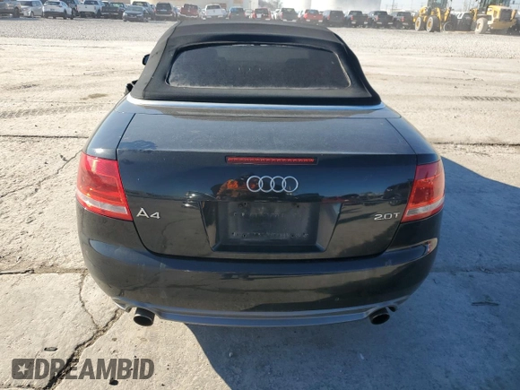 2009 Audi A4 2.0T with VIN WAUAF48H79K007501, listed as a Copart auction lot 85820704 with 126,393 mi miles and Salvage title. Bid and sale history available at DreamBid. Image 6.