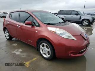 2011 Nissan LEAF SL-e with VIN JN1AZ0CP4BT002048, listed as a Copart auction lot 44965865 with 79,266 mi miles and Clean Title. Bid and sale history available at carsss.com. Image 4.