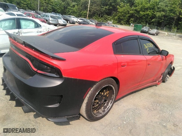 2016 Dodge Charger R/T with VIN 2C3CDXCT2GH179376, listed as a IAAI auction lot 36753731 with 98,710 mi miles. Bid and sale history available at carsss.com. Image 4.