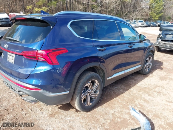 2023 Hyundai Santa Fe SEL with VIN 5NMS34AJXPH596971, listed as a IAAI auction lot 41273510 with 25,513 mi miles. Bid and sale history available at carsss.com. Image 4.
