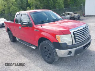 2010 Ford F-150 XL with VIN 1FTEX1E8XAFB25494, listed as a IAAI auction lot 42048597 with 245,054 mi miles. Bid and sale history available at carsss.com. Image 1.