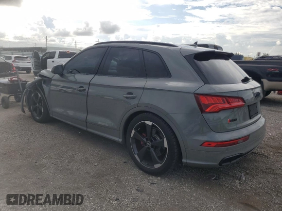 2020 Audi SQ5 Premium Plus with VIN WA1B4AFY7L2045309, listed as a Copart auction lot 73546024 with 11,573 mi miles and Salvage Title. Bid and sale history available at DreamBid. Image 2.