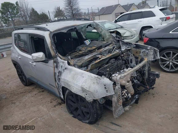 2017 Jeep Renegade Latitude with VIN ZACCJABB7HPF15579, listed as a IAAI auction lot 41553766 with 50,004 mi miles. Bid and sale history available at carsss.com. Image 1.