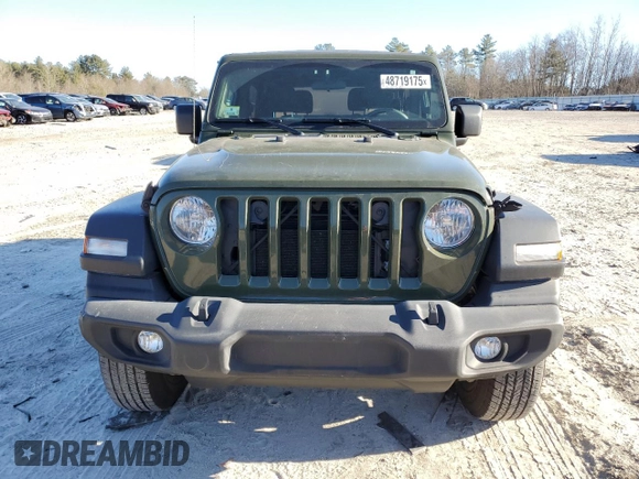 2021 Jeep Wrangler 80th Anniversary with VIN 1C4HJXAG7MW572013, listed as a Copart auction lot 48719175 with 72,133 mi miles and Salvage title. Bid and sale history available at DreamBid. Image 5.
