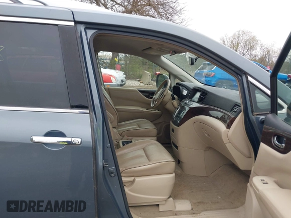 2012 Nissan Quest LE z VIN JN8AE2KP6C9030152, wystawiony jako IAAI lot #42158208 z przebiegiem 238 706 mil mil oraz . Historia ofert i sprzedaży dostępna na DreamBid. Obrazek 5.
