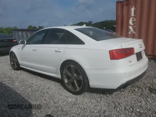 2014 Audi A6 3.0T Prestige with VIN WAUHGAFC6EN132936, listed as a Copart auction lot 55176055 with 113,418 mi miles and Clean Title. Bid and sale history available at carsss.com. Image 2.
