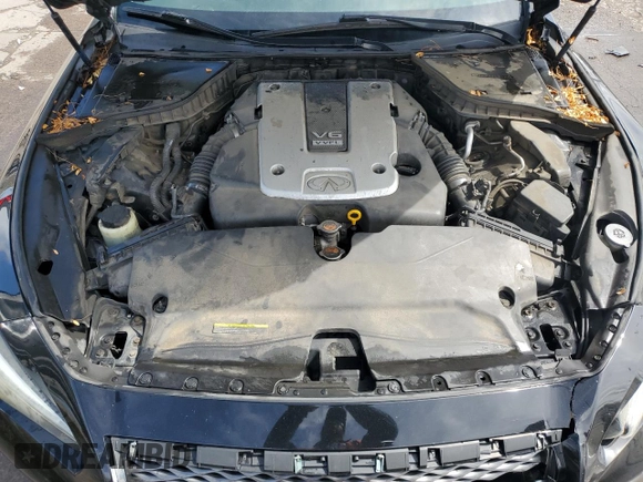 2014 Infiniti Q50 Sport with VIN JN1BV7AR2EM700296, listed as a Copart auction lot 55527025 with 142,878 mi miles and Salvage title. Bid and sale history available at DreamBid. Image 11.
