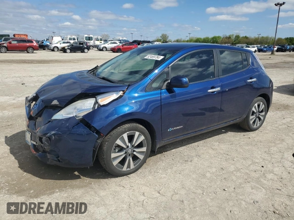 2016 Nissan LEAF SV with VIN 1N4BZ0CP4GC309783, listed as a Copart auction lot 52469784 with 0 mi miles and Non Repairable. Bid and sale history available at carsss.com. Image 1.