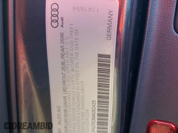 2021 Audi A5 Sportback S line Premium Plus with VIN WAUFACF53MA052425, listed as a Copart auction lot 45168953 with 8,066 mi miles. Bid and sale history available at carsss.com. Image 12.