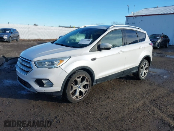 2017 Ford Escape Titanium with VIN 1FMCU9J98HUA04994, listed as a IAAI auction lot 41139988 with 136,989 mi miles. Bid and sale history available at carsss.com. Image 19.