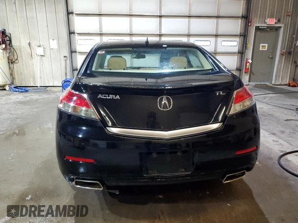 2012 Acura TL Tech Auto with VIN 19UUA8F54CA015858, listed as a Copart auction lot 46478045 with 202,380 mi miles and Salvage Title. Bid and sale history available at carsss.com. Image 6.