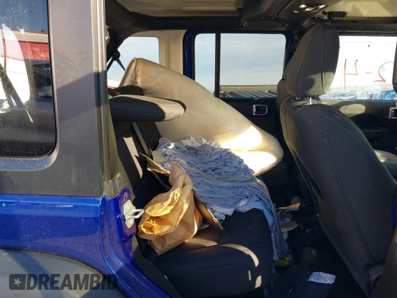 2020 Jeep Wrangler Unlimited Sport S с VIN 1C4HJXDN3LW181949, выставлен на аукционе IAAI как лот 41286124 с пробегом 50 091 миль миль и . История ставок и продаж доступна на DreamBid. Изображение 8.