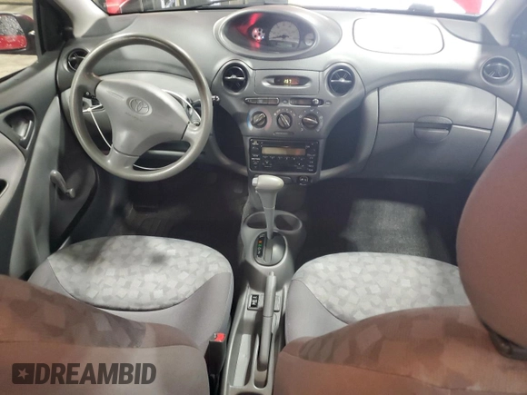 2001 Toyota ECHO with VIN JTDBT123210114144, listed as a Copart auction lot 58531505 with 90,923 mi miles and Salvage title. Bid and sale history available at DreamBid. Image 8.