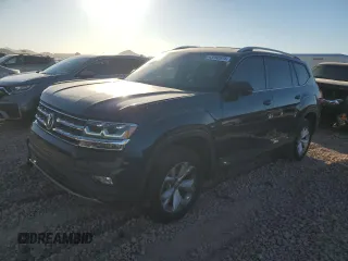 2019 Volkswagen Atlas SE with VIN 1V2DP2CA0KC590780, listed as a Copart auction lot 43268975 with 74,128 mi miles and Salvage title. Bid and sale history available at DreamBid. Image 1.