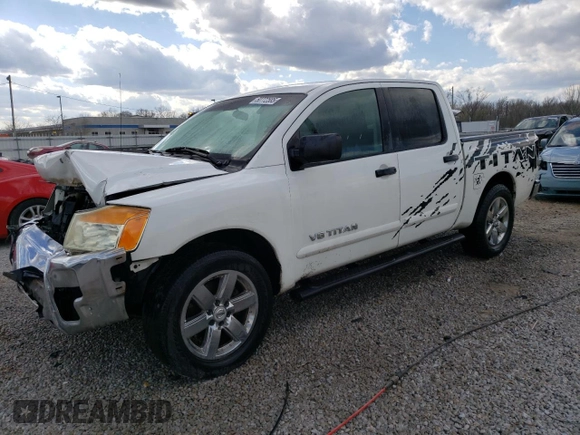2010 Nissan Titan SE with VIN 1N6BA0EK7AN302631, listed as a Copart auction lot 50772585 with 190,574 mi miles and Non repairable. Bid and sale history available at DreamBid. Image 1.