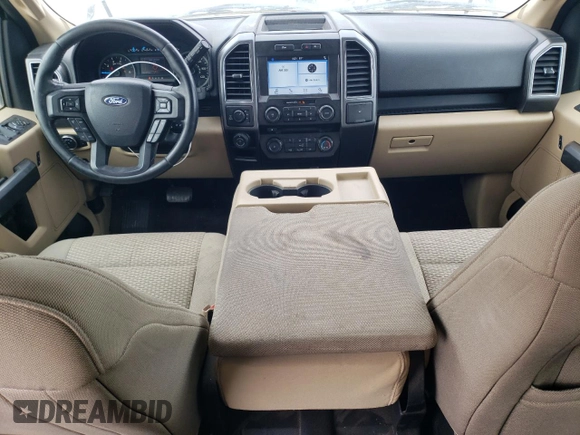 2017 Ford F-150 XL with VIN 1FTFW1EG2HFA89227, listed as a Copart auction lot 50553105 with 135,197 mi miles and Salvage Title. Bid and sale history available at carsss.com. Image 8.