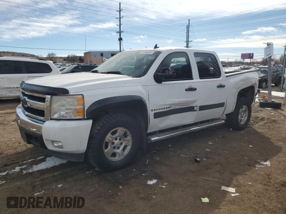2007 Chevrolet Silverado 1500 LT w/1LT with VIN 3GCEK13C97G535099, listed as a Copart auction lot 45369445 with 293,688 mi miles and Salvage Title. Bid and sale history available at carsss.com. Image 1.