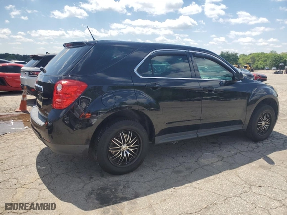 2013 Chevrolet Equinox LS with VIN 2GNALBEKXD6236631, listed as a Copart auction lot 52379435 with 160,770 mi miles and Clean Title. Bid and sale history available at carsss.com. Image 3.