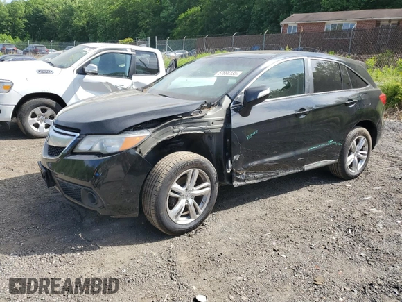 2013 Acura RDX with VIN 5J8TB4H31DL024097, listed as a Copart auction lot 57666335 with 125,038 mi miles and Salvage title. Bid and sale history available at DreamBid. Image 1.