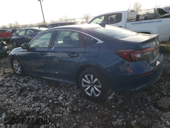 2025 Honda Civic Sedan LX with VIN 2HGFE2F21SH523463, listed as a Copart auction lot 44350015 with 4,808 mi miles and Salvage Title. Bid and sale history available at carsss.com. Image 2.