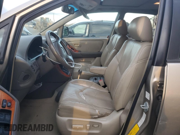 2000 Lexus RX 300 with VIN JT6HF10UXY0164837, listed as a Copart auction lot 83359744 with 187,631 mi miles and Salvage Title. Bid and sale history available at carsss.com. Image 7.