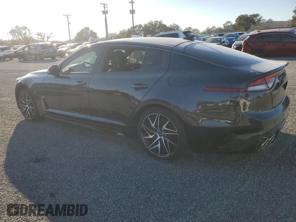 2022 Kia Stinger GT-Line with VIN KNAE35LD0N6114767, listed as a Copart auction lot 81482714 with Not Provided miles and Salvage Title. Bid and sale history available at DreamBid. Image 2.