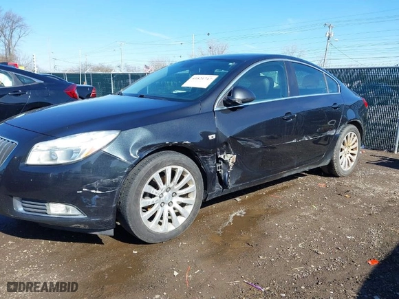 2011 Buick Regal CXL RL5 with VIN W04GT5GC9B1011492, listed as a IAAI auction lot 41821747 with 119,551 mi miles. Bid and sale history available at carsss.com. Image 6.