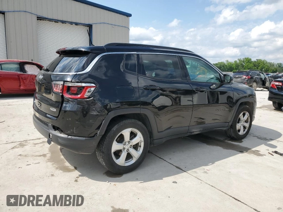 2017 Jeep Compass Latitude with VIN 3C4NJCBB0HT611440, listed as a Copart auction lot 57401485 with 128,319 mi miles and Salvage title. Bid and sale history available at DreamBid. Image 3.
