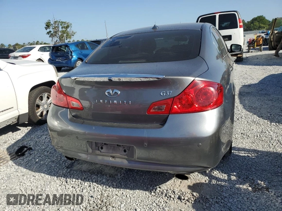 2013 Infiniti G37 Journey with VIN JN1CV6AP3DM726384, listed as a Copart auction lot 54502735 with 115,795 mi miles and Salvage Title. Bid and sale history available at DreamBid. Image 6.