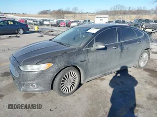 2014 Ford Fusion Titanium with VIN 3FA6P0K93ER293357, listed as a IAAI auction lot 41354955 with 176,130 mi miles. Bid and sale history available at carsss.com. Image 17.