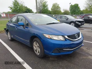 2013 Honda Civic LX z VIN 19XFB2F50DE064295, wystawiony jako IAAI lot #42233401 z przebiegiem 186 607 mil mil oraz . Historia ofert i sprzedaży dostępna na DreamBid. Obrazek 1.
