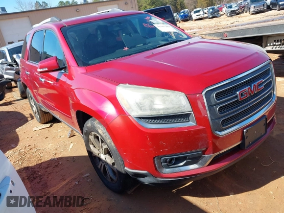 2013 GMC Acadia SLT z VIN 1GKKRSKD6DJ140956, wystawiony jako IAAI lot #41587202 z przebiegiem 206 878 mil mil oraz . Historia ofert i sprzedaży dostępna na DreamBid. Obrazek 1.