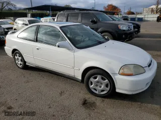 1998 Honda Civic EX with VIN 1HGEJ8247WL088040, listed as a Copart auction lot 86394604 with 273,838 mi miles and Salvage Title. Bid and sale history available at carsss.com. Image 4.