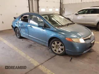 2008 Honda Civic LX z VIN 1HGFA16558L069455, wystawiony jako IAAI lot #41623815 z przebiegiem 205 009 mil mil oraz . Historia ofert i sprzedaży dostępna na DreamBid. Obrazek 1.