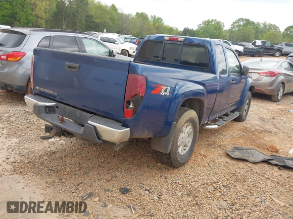 2005 Chevrolet Colorado LS Z71 with VIN 1GCDT196458186432, listed as a IAAI auction lot 42011293 with 170,273 mi miles and . Bid and sale history available at DreamBid. Image 4.