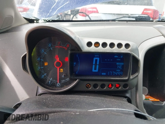 2013 Chevrolet Sonic LT with VIN 1G1JC5SH3D4243109, listed as a IAAI auction lot 41922174 with 177,499 mi miles and . Bid and sale history available at DreamBid. Image 7.