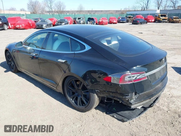 2020 Tesla Model S Long Range with VIN 5YJSA1E23LF381872, listed as a IAAI auction lot 41763046 with 96,720 mi miles and . Bid and sale history available at DreamBid. Image 3.