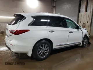 2014 Infiniti QX60 with VIN 5N1AL0MM5EC528868, listed as a Copart auction lot 44406045 with 126,198 mi miles and Salvage Title. Bid and sale history available at carsss.com. Image 3.